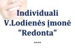 Redonta, V. Lodienės IĮ logotipas